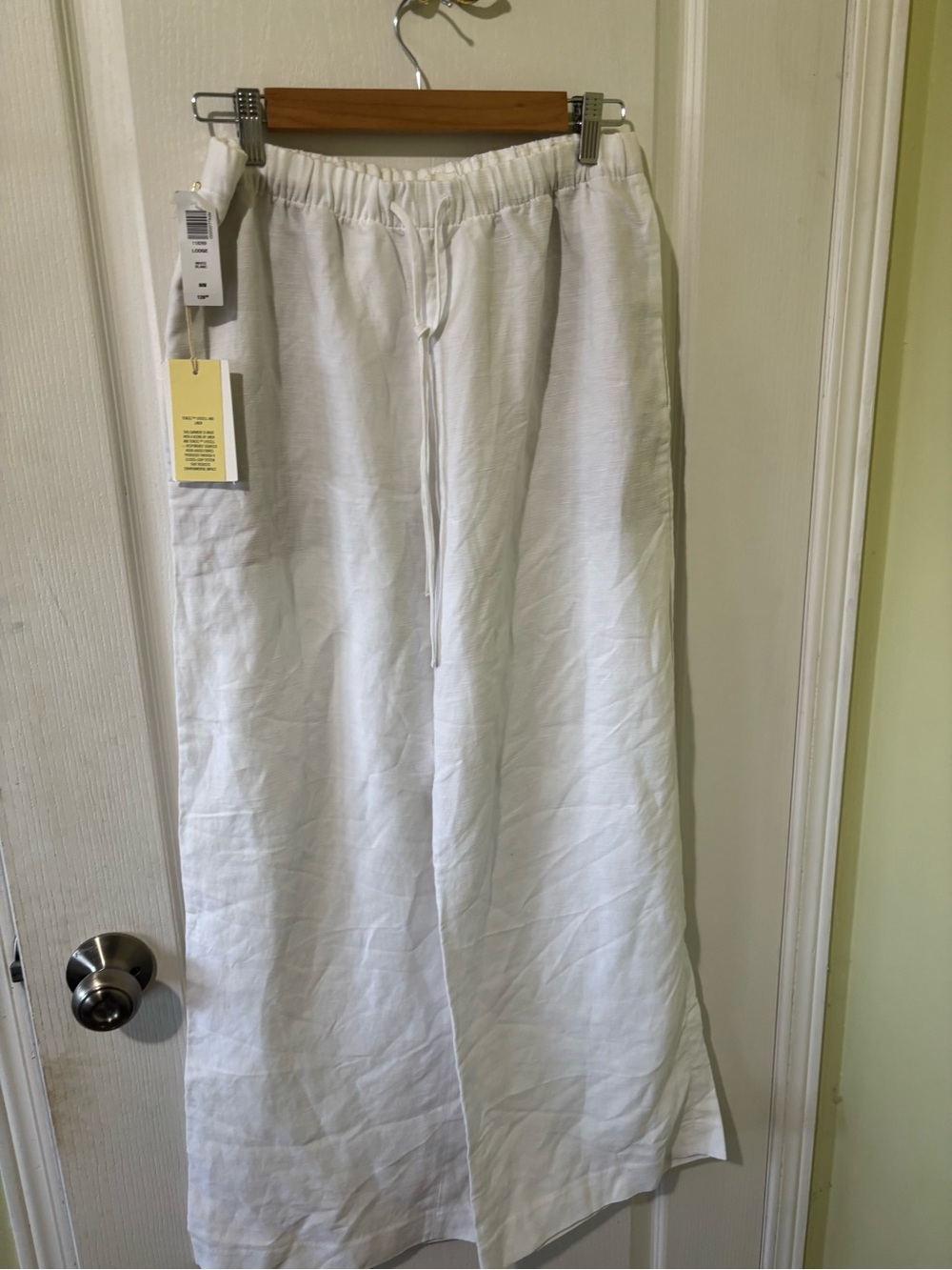 Wilfred Lodge White Linen Pants - Picture 2 of 5